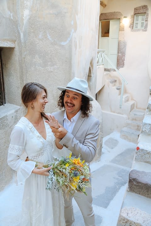 Throw a surprise wedding · 3. Santorini Photographer Greece Mykonos Ios Crete Wedding Photography